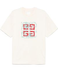 Givenchy - Embroidered 4G Logo Print T-Shirt - Lyst