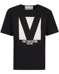 Valentino - Chez Print Jersey T-Shirt - Lyst