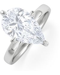 The Diamond Store - Origin Twist 3.00Ct Pear Cut Lab Diamond Solitaire Engagement Ring - Lyst