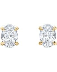 The Diamond Store - 1.00Ct Oval Cut Lab Diamond Stud Earrings - Lyst