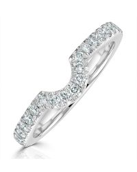 The Diamond Store - Georgina Matching Wedding Band 0.45Ct G/Si Diamond - Lyst