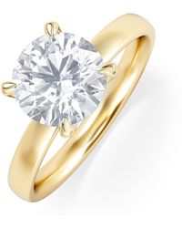 The Diamond Store - Origin 2.00Ct Round Cut Lab Diamond Solitaire Engagement Ring - Lyst