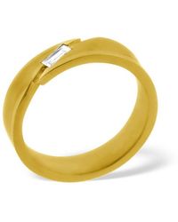 The Diamond Store - 0.07Ct H/Si Diamond 18K Dress Ring - Lyst