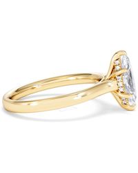 The Diamond Store - Amora Marquise 1.07Ct Hidden Halo Lab Diamond Engagement Ring F/Vs Set - Lyst