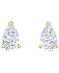 The Diamond Store - 2.00Ct Pear Cut Lab Diamond Stud Earrings - Lyst