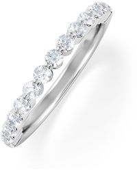The Diamond Store - Solstice 0.35Ct Lab Diamond Half Eternity Ring F/Vs - Lyst