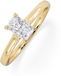 The Diamond Store - Amora Radiant 0.50Ct Diamond Engagement Ring G/Vs1 Set - Lyst