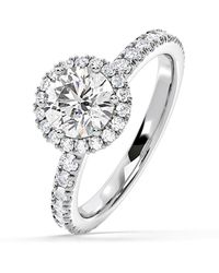 The Diamond Store - Alessandra Lab Diamond Engagement Ring 2.60Ct F/Vs1 - Lyst