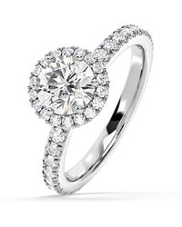 The Diamond Store - Alessandra Gia Diamond Engagement Ring 1.70Ct G/Vs2 - Lyst