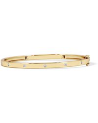 The Diamond Store - Élan 0.15Ct Lab Diamond Bangle In18K Vermeil - Lyst