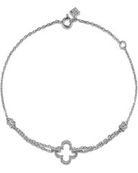 The Diamond Store - Stellato 0.14Ct Lab Diamond Clover Bracelet - Lyst