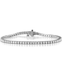 The Diamond Store - Chloe Lab Diamond Tennis Bracelet 3.00Ct H/Si Set - Lyst