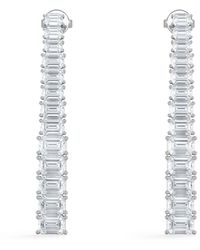 The Diamond Store - Luxe 7.00Ct Lab Diamond Drop Earrings With Igi Certified Emerald-Cut Diamonds - Lyst
