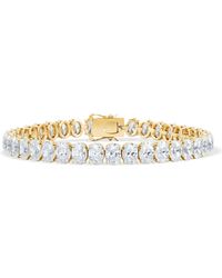The Diamond Store - Luxe 15.00Ct Lab Diamond Tennis Bracelet With Igi Certified Oval-Cut Diamonds - Lyst