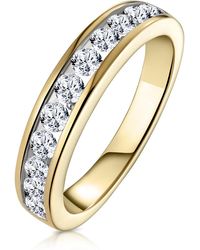 The Diamond Store - Rae Half Eternity Ring Lab Diamond 0.75Ct - Lyst