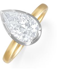 The Diamond Store - Muse 2.00Ct Pear Cut Lab Grown Solitaire Engagement Ring - Lyst