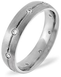 The Diamond Store - 0.14Ct H/Si Diamond Dress Ring - Lyst