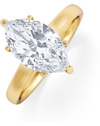 The Diamond Store - Amora Marquise 2.09Ct Hidden Halo Lab Diamond Engagement Ring F/Vs Set - Lyst