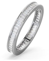 The Diamond Store - Eternity Ring Grace 18K Diamond 1.00Ct G/Vs - Lyst
