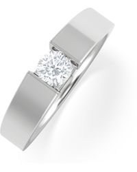 The Diamond Store - Jessica 0.25Ct Round Cut Lab Diamond Solitaire Engagement Ring - Lyst