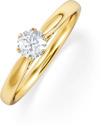 The Diamond Store - Engagement Ring High Set Chloe 0.33Ct Lab Diamond G/Vs - Lyst