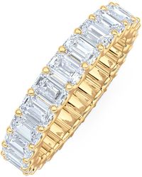 The Diamond Store - Sempre Emerald Cut 3.00Ct Lab Diamond Eternity Ring - Lyst