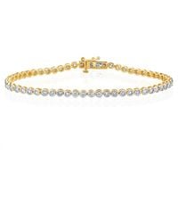The Diamond Store - Diamond Tennis Bracelet Rubover Style 2.00Ct 9K - Lyst