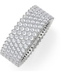 The Diamond Store - Jasmine Lab Diamond Pave Eternity Ring 3.00Ct G/Vs - Lyst