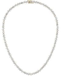 The Diamond Store - Luxe 22.00Ct Lab Diamond Necklace With Igi Certified Mixed-Cut Diamonds - Lyst