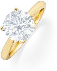 The Diamond Store - 2 Carat Diamond Engagement Ring Elysia Lab F/Vs1 Igi Certified 18K - Lyst