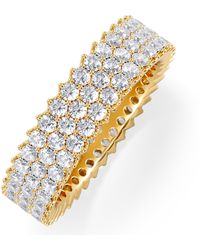 The Diamond Store - Jasmine Lab Diamond Pave Eternity Ring 2.00Ct G/Vs - Lyst