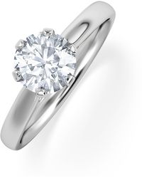 The Diamond Store - 1 Carat Diamond Engagement Ring High Set Chloe Lab F/Vs1 - Lyst