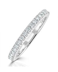The Diamond Store - Reina Matching Wedding Band 0.35Ct G/Si Diamond - Lyst