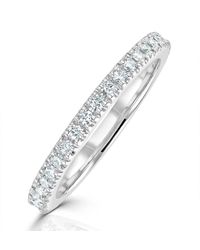 The Diamond Store - Reina Matching Wedding Band 0.35Ct G/Si Diamond - Lyst