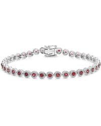 The Diamond Store - 1.36Ct Ruby And 1Ct Diamond Stellato Bracelet - Lyst
