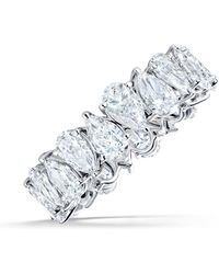 The Diamond Store - Luxe 4.00Ct Lab Diamond Chloe Eternity Ring With Igi Certified Pear-Cut Diamonds - Lyst