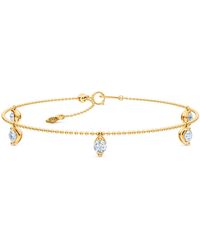 The Diamond Store - Vivara 1.00Ct Round Cut Lab Diamond Bracelet - Lyst