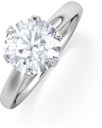 The Diamond Store - 2 Carat Diamond Engagement Ring Low Set Chloe Lab F/Vs1 - Lyst
