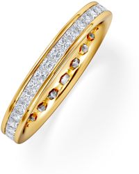 The Diamond Store - Eternity Ring Lauren 18K Diamond 1.00Ct H/Si - Lyst