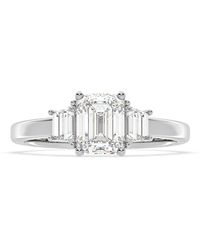 The Diamond Store - Erika Lab Diamond 1.70Ct Emerald Cut Ring - Lyst
