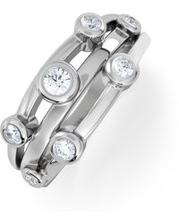 The Diamond Store - Lab Diamond Rain Drop Ring 0.50Ct - Lyst