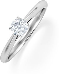 The Diamond Store - Engagement Ring Elysia 0.33Ct Lab Diamond G/Vs - Lyst