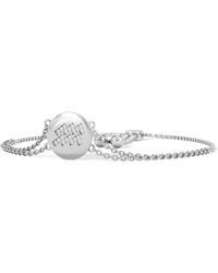 The Diamond Store - Astrology Aquarius 0.07Ct Lab Grown Diamond Adjustable Medallion Bracelet Sterling - Lyst
