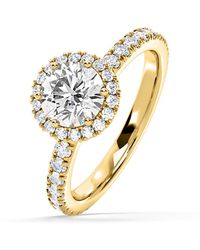 The Diamond Store - Alessandra Lab Diamond Engagement Ring 18K 1.70Ct F/Vs1 - Lyst