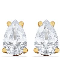 The Diamond Store - Naomi Pear Cut Lab Diamond Stud Earrings 1.00Ct H/Si - Lyst