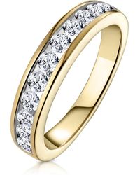 The Diamond Store - Rae Half Eternity Ring Lab Diamond 0.75Ct - Lyst