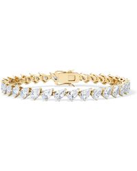 The Diamond Store - Luxe 11.00Ct Lab Diamond Tennis Bracelet With Igi Certified Pear-Cut Diamonds - Lyst