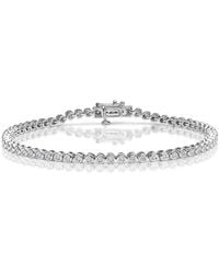 The Diamond Store - Diamond Tennis Bracelet Rub Over Style 1.00Ct 9K - Lyst