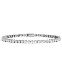 The Diamond Store - 1Ct Lab Diamond Tennis Bracelet Rub Over Style - Lyst