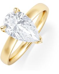 The Diamond Store - Origin 2.00Ct Pear Cut Lab Diamond Solitaire Engagement Ring - Lyst